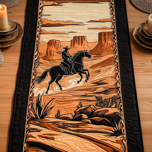 Western Trails Quilted Table Runner NCU0VH5419