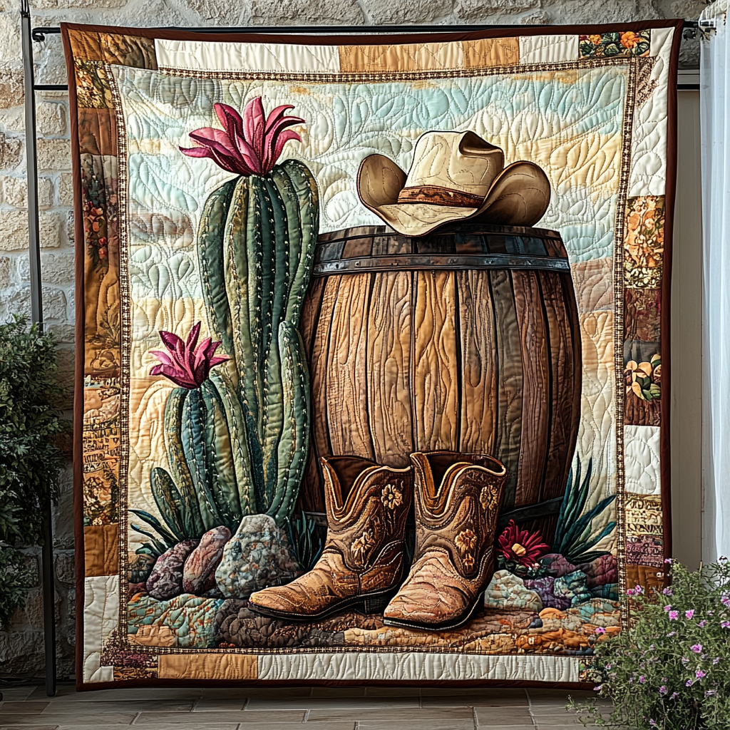 Western Walk Quilted Blanket NCU0DK969