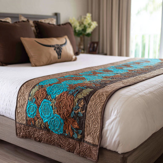 Western Whirl Quilted Bed Runner NCU0PT8655