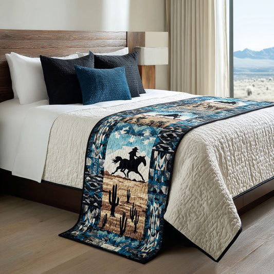 Western Whispers Quilted Bed Runner NCU0PT8641