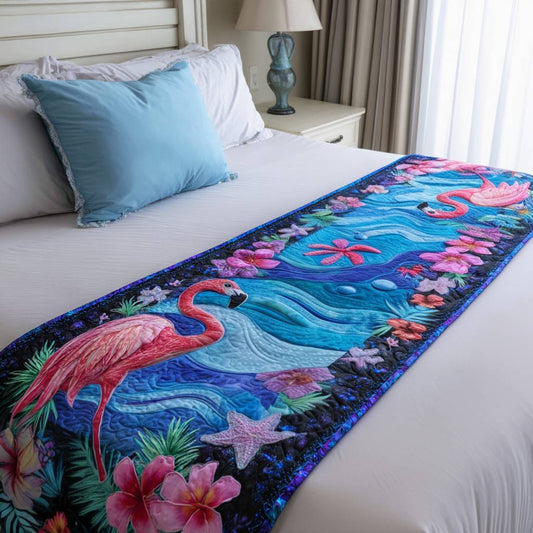 Wetland Whisper Quilted Bed Runner NCU0PT8502