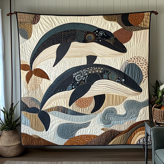 Whale Song Quilted Blanket NCU0DK5524
