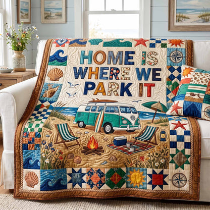 Where We Park Quilted Blanket NCU0XD2884