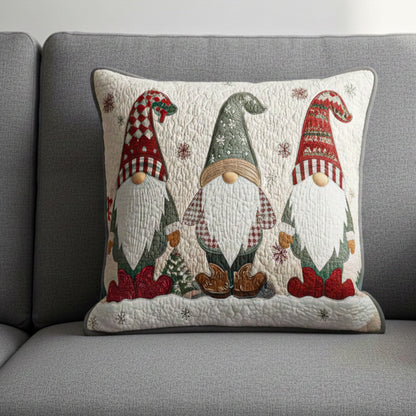 Whimsical Gnome Quilted Pillow Case NCU0NT11270