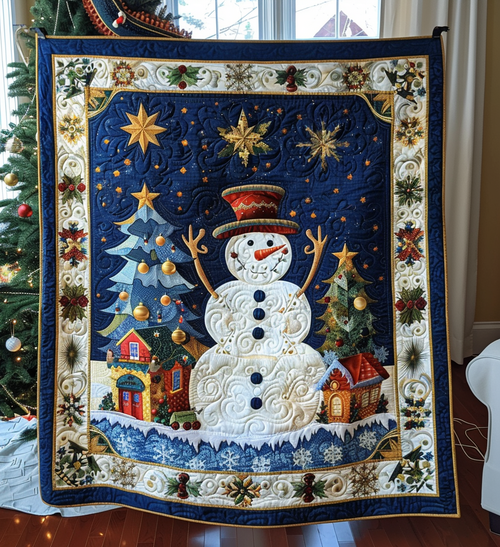 Whimsical Winter Quilted Blanket NCU0DV326