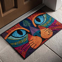 Whimsical Cat Doormat NCU0NT10605