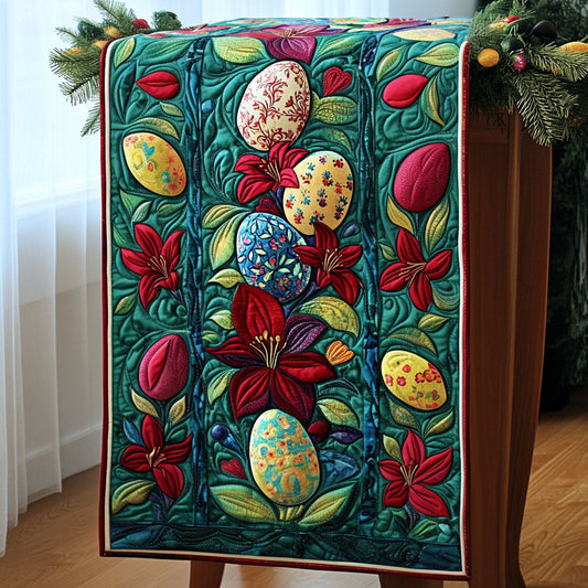 Whimsical Easter Charm Quilted Table Runner NCU0PT4321