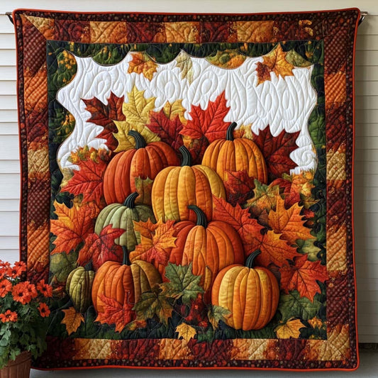 Whimsical Fall Song Quilted Blanket NCU0NT8435