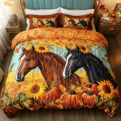 Whimsical Fields 3-Piece Quilted Bedding Set NCU0NT8929