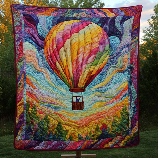 Whimsical Flight Quilted Blanket NCU0DK4533