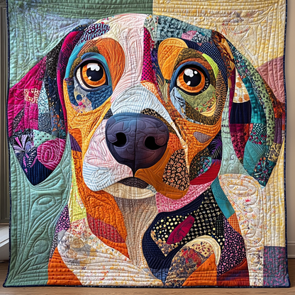 Whimsical Wiener Quilted Blanket NCU0VL1063
