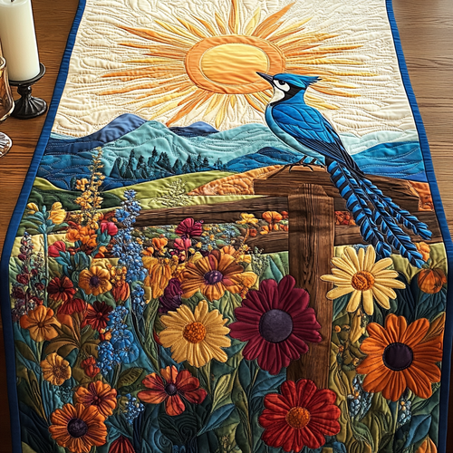 Whimsical Wings Quilted Table Runner NCU0DV4721