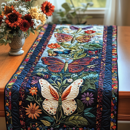 Whimsical Wings Quilted Table Runner NCU0VL1118