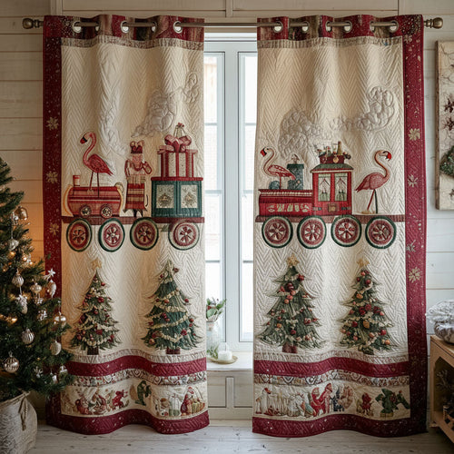 Whimsical Winter Quilted Curtains NCU0PT10216