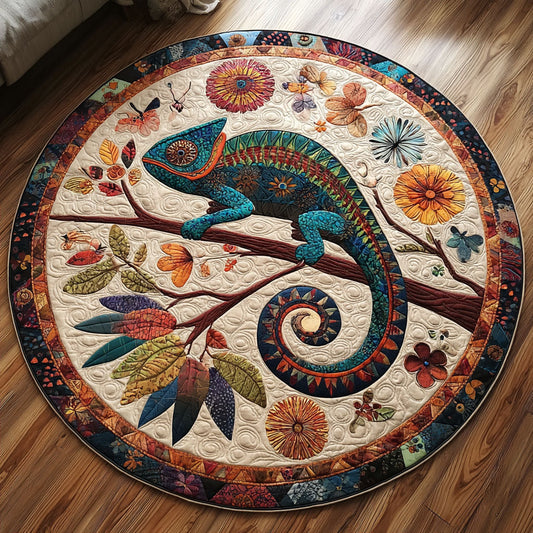 Whimsy Colors Quilted Round Mat NCU0PT7613