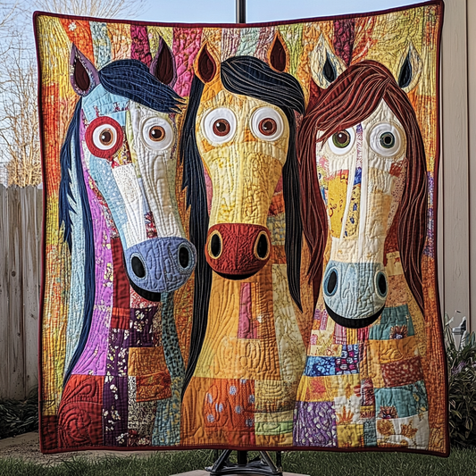 Whimsy Farm Quilted Blanket NCU0VH5240