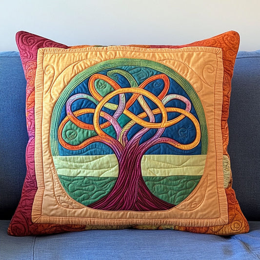 Whimsy Root Spiral Quilted Pillow Case NCU0NT5756