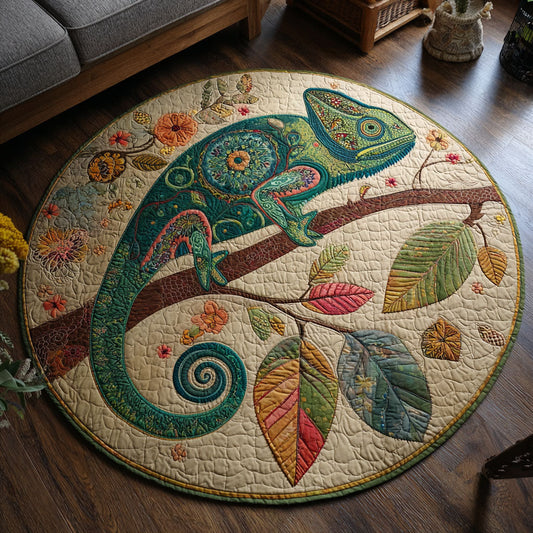 Whimsy in Nature Quilted Round Mat NCU0PT7614