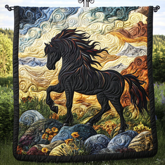 Whirlwind Mane Quilted Blanket NCU0NT5672