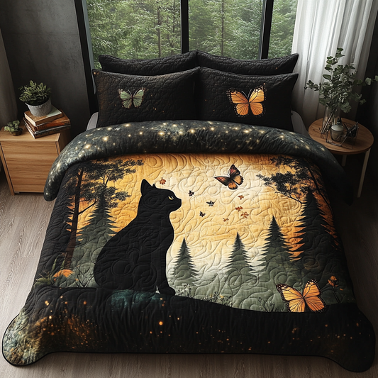 Whisker Wander Quilted Bedding Set NCU0DV5735