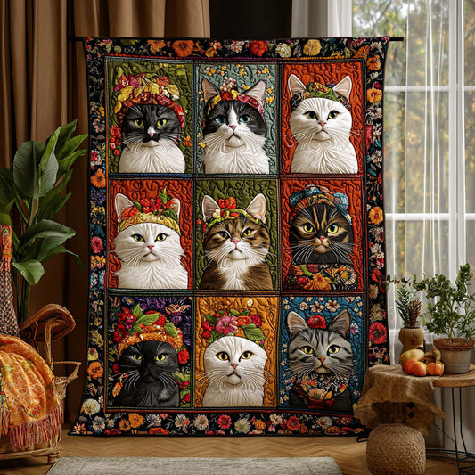 Whisker Dreams Quilted Blanket NCU0DV7280