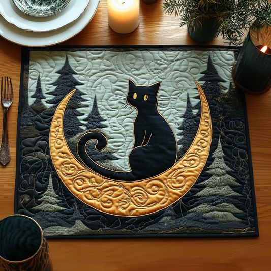 Whisker Moon Quilted Placemat NCU0DV5748