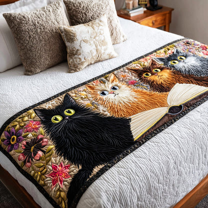 Whisker Page Rest Quilted Bed Runner NCU0TD1595