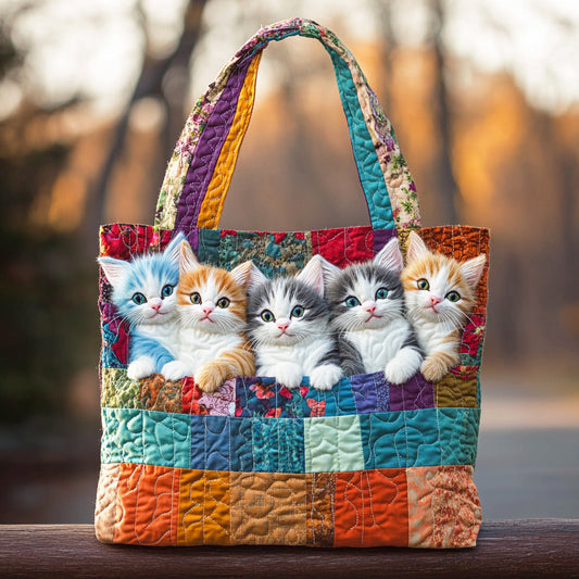 Whisker Wonderland Quilted Tote Bag NCU0TD1175