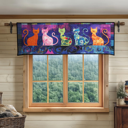 Whiskers in the Wind Quilted Valance NCU0PT7131