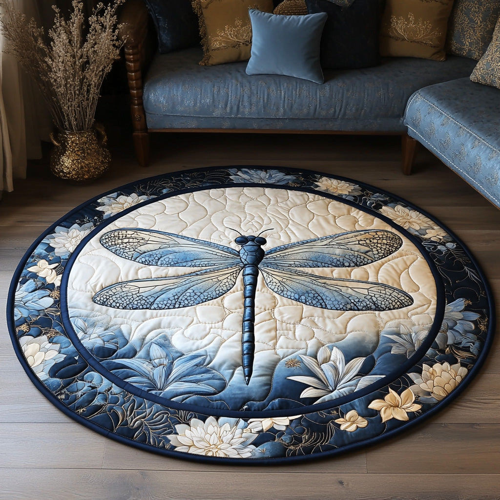 Whisper Wings Quilted Round Mat NCU0DV7487
