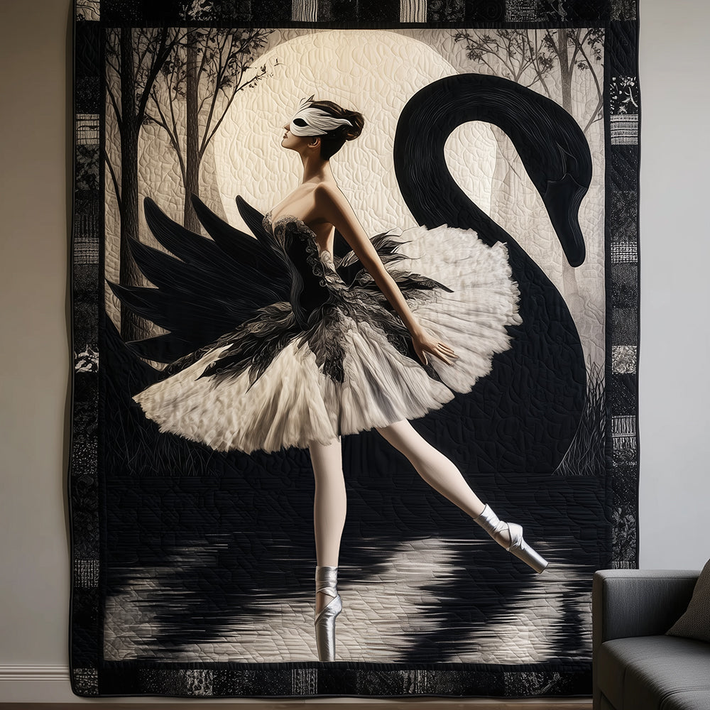 Whisper of Feathers Quilted Blanket NCU0TH3569