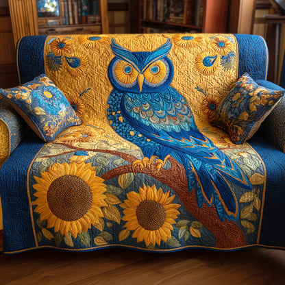 Whisper of Feathers Quilted Sofa Cover NCU0TD1138