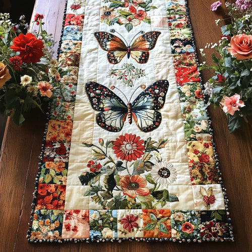 Whisper of Wings Quilted Table Runner NCU0PT5804