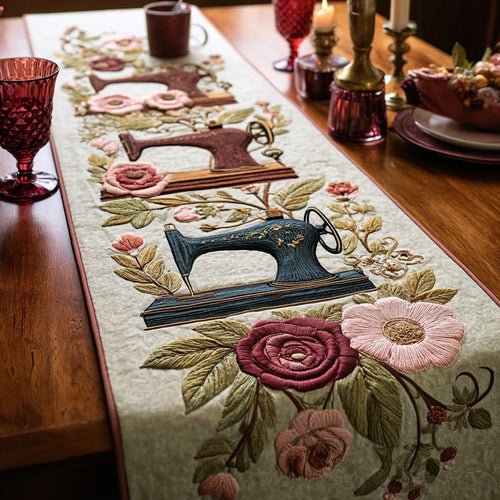 Whispered Threads Quilted Table Runner NCU0DV9095