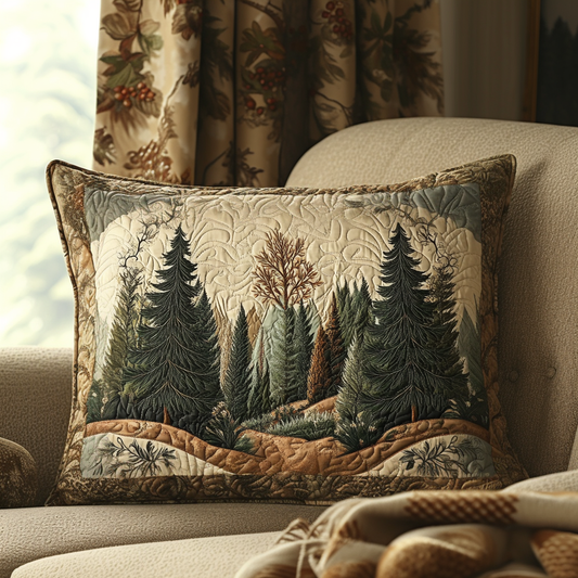Whispering Trees Quilted Bedding Pillow Case NCU0DV5710