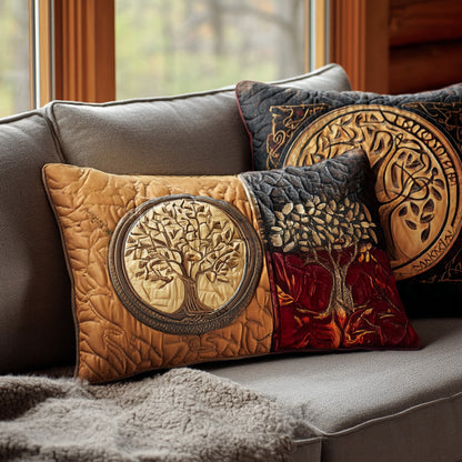 Whispering Trees V2 Quilted Bedding Pillow Case NCU0PT9106