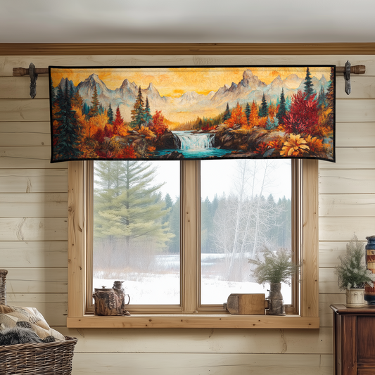 Whispering Falls Quilted Valance NCU0DK5411