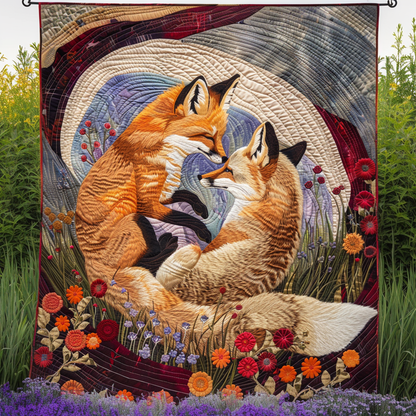 Whispering Fox Quilted Blanket NCU0DV4583