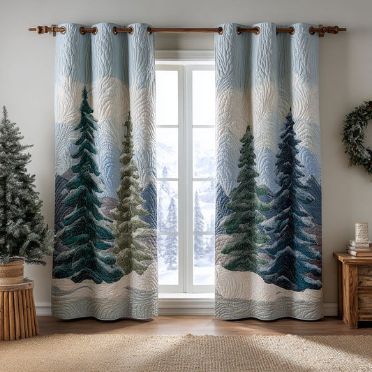 Whispering Leaves Quilted Curtains NCU0DV8560