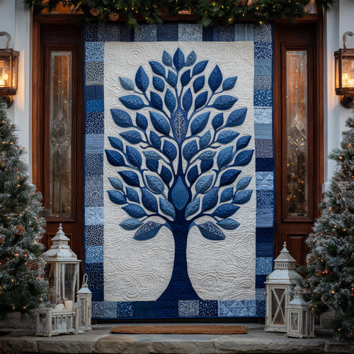 Whispering Leaves Quilted Door Cover NCU0DV8400