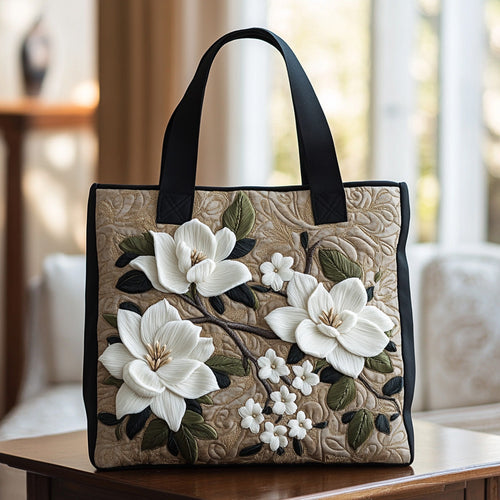 Whispering Magnolia Quilted Tote Bag NCU0DV6823