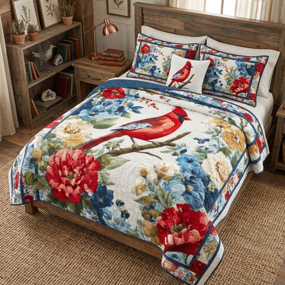 Whispering Meadow Grace 3-Piece Quilted Bedding Set NCU0PT11466