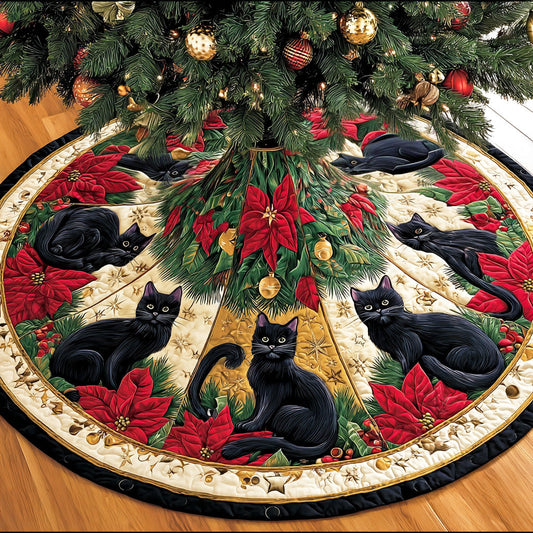 Whispering Moon Christmas Quilted Tree Skirt NCU0TD1229