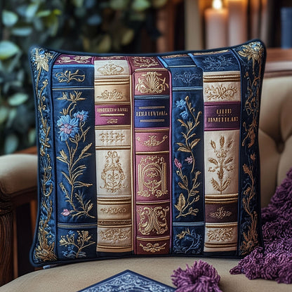 Whispering Pages Quilted Pillow Case NCU0PT5624