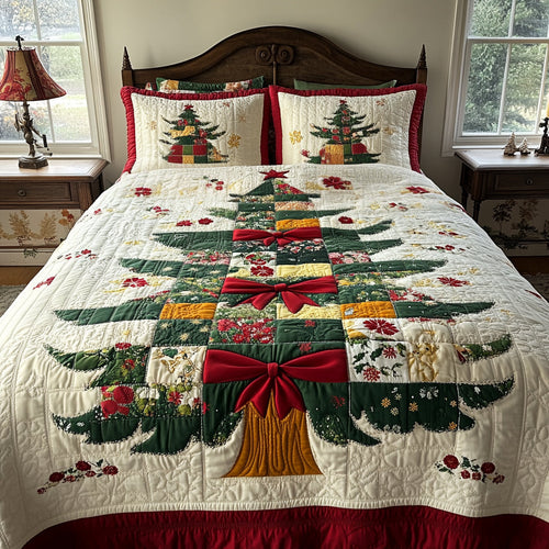 Whispering Pines 3-Piece Quilted Bedding Set NCU0DV8475