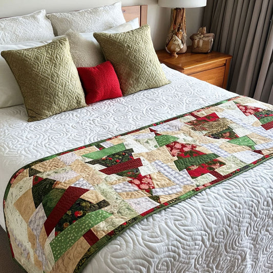 Whispering Pines Quilted Bed Runner NCU0TV372