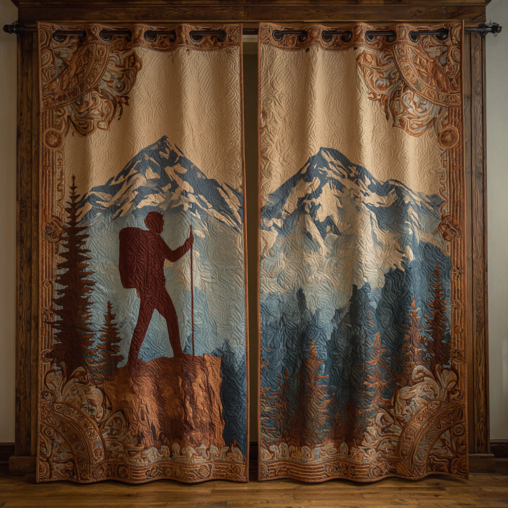 Whispering Pines Quilted Curtains NCU0DV8550