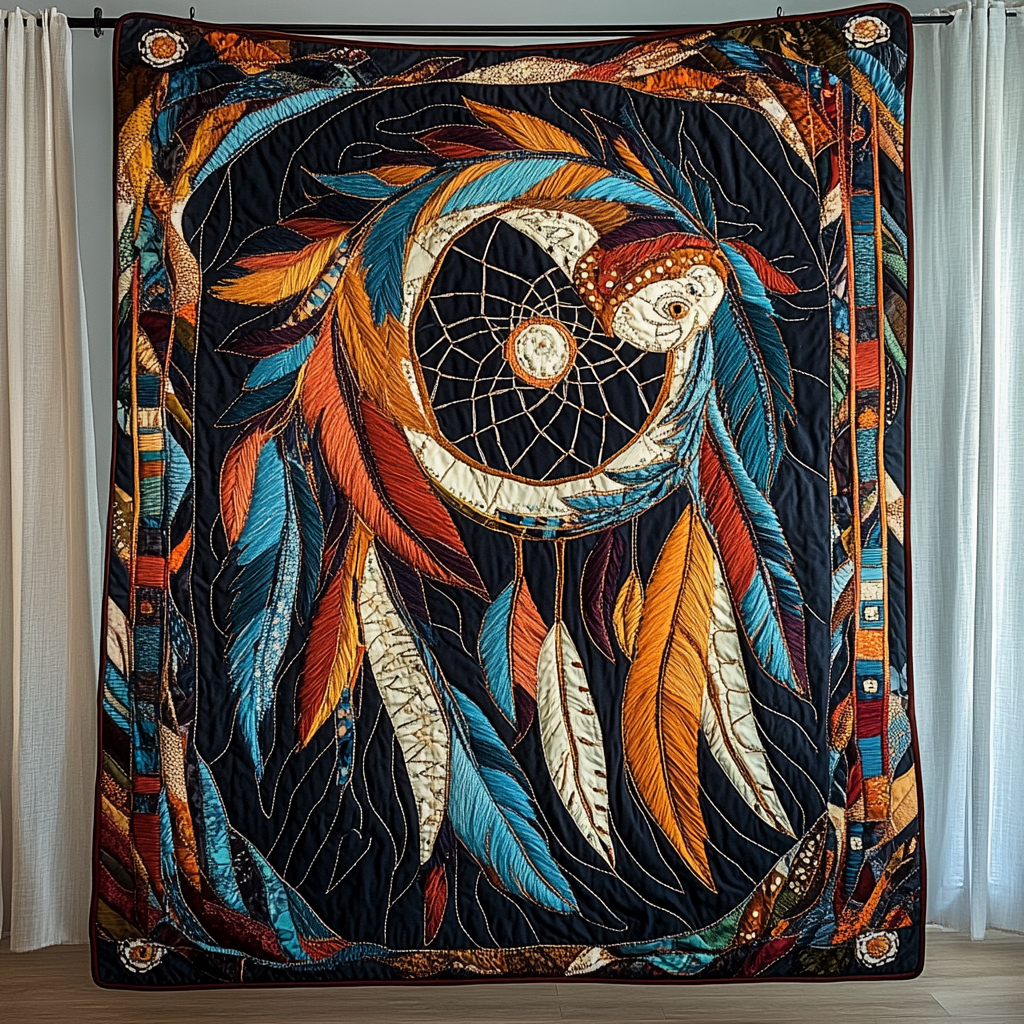 Whispering Threads Quilted Blanket NCU0DK4947