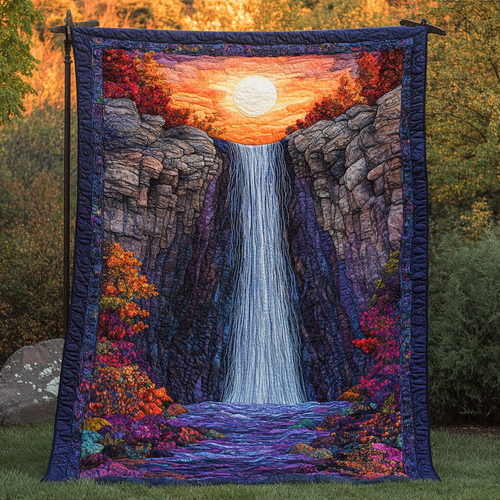 Whispering Waters Quilted Blanket NCU0DK5609