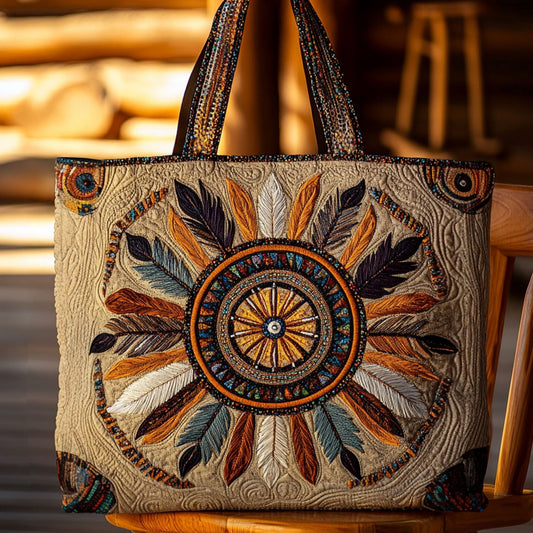 Whispering Wind Quilted Tote Bag NCU0PT8350